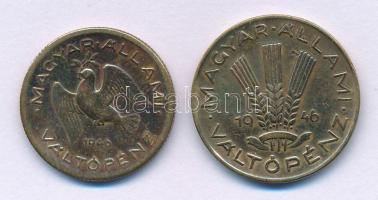 1946. 10f-20f tombak (2xklf) T:VF polírozva, karc Adamo F3, F4