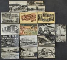 Kb. 300 db MODERN város képeslap: kb. 250 db főleg kis alakú magyar és 50 db külföldi