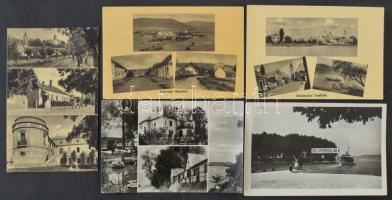 Kb. 220 db MODERN magyar fekete-fehér város képeslap, kis alakú az 50-es évekből (Képzőművészeti Ala...