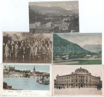 Kb. 67 db RÉGI felvidéki és délvidéki város képeslap vegyes minőségben