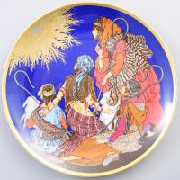 Hutschenreuther dísztál, jelzett, sorszámozott, d: 20 cm