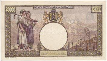 Románia 1941. 2000L "X.1363 0250" T:F szép papír
Romania 1941. 2000 Lei "X.1363 0250...