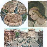 25 db MODERN postatiszta olasz város képeslap