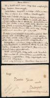 1928 Borda Imre folyamőr levele a komáromi csillagerődből szüleinek a katonai, folyami kiképzés érdekes részleteivel