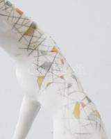 Aquincum zsiráf. Terv.: Hanzély Jenő. Jelzett, m: 19,5 cm