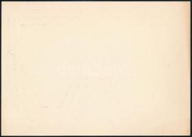 Bak Imre (1939-2022): Kompozíció (cím nélkül), 1970. Szitanyomat, papír, jelzés nélkül. 10x15 cm