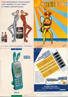 18 db MODERN reklám képeslap / 18 modern advertisement postcards