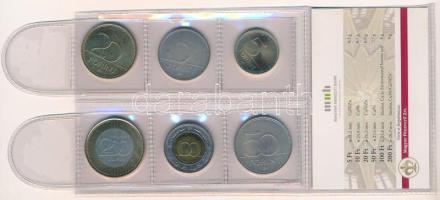 2012. 5Ft-200Ft (6xklf) "MAGYARORSZÁG" forgalmi sor fólia tokos szettben T:UNC