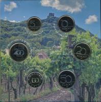 2022. 5Ft-200Ft (6xklf) forgalmi sor szettben + "Somlói borvidék" Cu-Ni-Zn proof emlékérem...