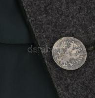 44-es méretű szürke-zöld női vadászblézer, L méret