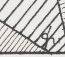 Kun Sarolta (1990-): Hajnal, vegyes technika, papír, jelzett, 40×30 cm