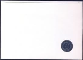 Uruguay 1989. 100P "Gaucho" érmés, bélyeges borítékon, alkalmi bélyegzővel T:1