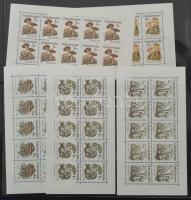 Csehszlovákia Főleg postatiszta ~150 darabos blokk, kisív, kisívsor gyűjtemény 28 lapos nagyalakú Li...