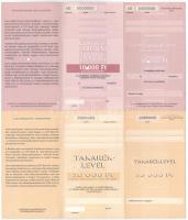 ~2000. "Gépkocsinyeremény-takarékbetétkönyv" 10.000Ft-ról "40 0000000" sorszámma...