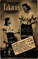 Magyar Divatcsarnok reklám "Magyart a magyarnak a Magyar Divatcsarnokból". Budapest VII. Rákóczi út 70-76. / Hungarian fashion shop advertisement (gyűrődés / crease)