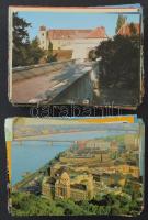 Kb. 300 db MODERN magyar retró színes város képeslap (~1960-2000) / Cca. 300 modern Hungarian town-view color postcards