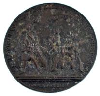 Habsburg Birodalom 1742. bronz gúnyérem az örökösödési háborúra (Mária Terézia E: a meztelen királyn...