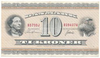 Dánia 1954-1974. 10K "B5700J" T:F Denmark 1954-1974. 10 Kroner "B5700J" C:F