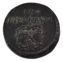 1706. X Poltura Cu "II. Rákóczi Ferenc" (8,48g) T:VF, patina, hajlott lemez Hungary 1706. X Poltura Cu "Francis II Rákóczi" (8,48g) C:VF, patina, wavy coin Huszár: 1535., Unger II.: 1133.a