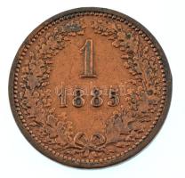 Ausztria 1885. 1kr Cu T:XF-VF, patina Austria 1885. 1 Kreuzer Cu C:XF-VF, patina Krause KM#2187