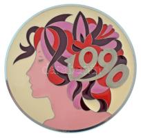 Franciaország 1990. "Presti France, Medailles, coupes - La Cuivrerie de Cerdon - DIFO Fonderie Zamak - Marleix-Redon Gravure, mecanique (Presti France, érmek és kupák - Cerdon Rézmű - DIFO Zamak Öntöde - Marleix-Redon Gravírozás, mechanikus)" fém emlékérem, egyik oldalán műgyantás, eredeti "Presti France" gyártói tokban (69mm) T:AU France 1990. "Presti France, Medailles, coupes - La Cuivrerie de Cerdon - DIFO Fonderie Zamak - Marleix-Redon Gravure, mecanique" metal medallion, with synthetic resin on one side, in original "Presti France" maker's case (69mm) C:AU