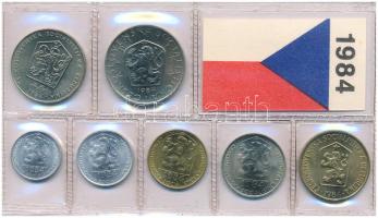 Csehszlovákia 1984. 5h-5K (7xklf) forgalmi sor fóliatokban T:UNC Czechoslovakia 1984. 5 Haleru - 5 K...