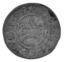 Lengyel-Litván Nemzetközösség 1509. 1/2gr Ag "I. Zsigmond" (0,86g) Krakkó T:XF patina Polish-Lithuanian Commonwealth 1509. 1/2 Grosz (Półgrosz koronny) Ag "Sigismund I" (0,86g) Kraków C:XF patina Kopicki 410