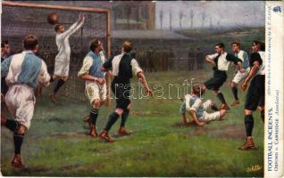 Football incidents. Oxford vs. Cambridge. Raphael Tuck &amp; Sons "Oilette" series 1746. s: S. T. Dadd (EK)