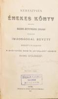 Keresztyén énekes könyv melyet magános áhítatosságra szolgáló néhány imádsággal együtt szerzett és kiadott a nagy-gyári ágostai hitvallást követő evang. gyülekezet. Győr, 1896., Nitsmann József, 8+422+1 p. Korabeli félbőr-kötés, kopott borítóval, sérült gerinccel.