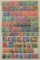 Külföldi sportmotívumok postatisztákkal + a 40-50-es évek bélyegzett magyar bélyegei több példányban...