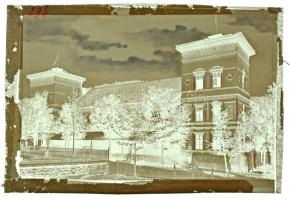 Borszék, Borsec; A képeslap eredeti negatív kliséje! / spa villa. Original photo cliché (stereotype) of the postcard!