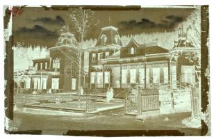 Borszék, Borsec; A képeslap eredeti negatív kliséje! / spa villas. Original photo cliché (stereotype) of the postcard!