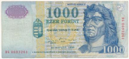 1998. 1000Ft "DG 0693261" T:F Adamo F55.6