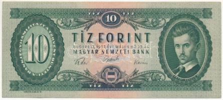 1957. 10Ft "A 342 054983" T:F szép papír Adamo F4