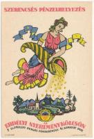 ~1940. "Erdélyi nyereménykölcsön 7 egymillió Pengős főnyeremény" reklámcédula T:AU