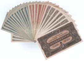 1920. 20f (2x) + 50f + 1K (13x) + 2K (6x) + 10K (6x) + 20K T:F,VG