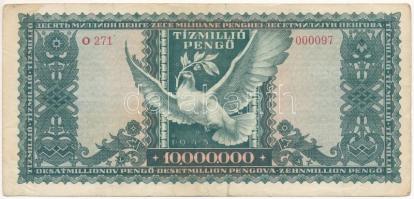 1946. 10.000.000P alacsony "O 271 000097" sorszámmal T:F
Adamo P28