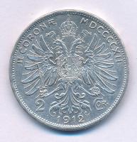 Ausztria 1912. 2K Ag "Ferenc József" T:XF Austria 1912. 2 Corona Ag "Franz Joseph" C:XF Krause KM#2821