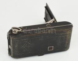 Agfa harmonikás fényképezőgép Anastigmat Trilinear f: 4,5 10,5 cm objektívvel.