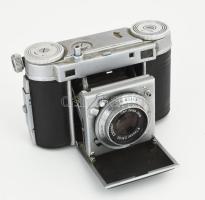 Certo Super 35 fényképezőgép, Carl Zeiss Jena Tessar 2,8/50 objektívvel, Vebur zárszerkezettel, ered...