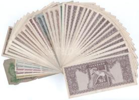 Vegyes 42db-os inflációs pengő tétel T:F,VG