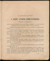 Aranyszáju Szent János atya szent és isteni liturgiája, vagyis az ujszövetségi vérontás nélküli szen...