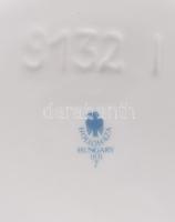 Hollóházi Európa mintás kaspó, Kézzel festett, jelzett, hibátlan d: 19 cm, m: 16 cm