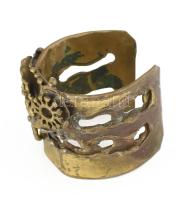 Iparművész réz karék, d: 6 cm