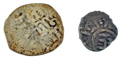Oszmán Birodalom ~17. század Akcse Ag + Dirham Ag T:VF, patina Ottoman Empire ~17th century Akcse Ag + Dirham Ag C:VF, patina