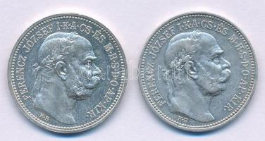 1912KB + 1914KB 1K Ag "Ferenc József" (2xklf) T:XF-VF
Adamo K5.1