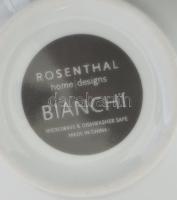 Rosenthal Bianchi design porcelán műzlis tálak, 2 db eredeti dobozokban. d: 16 cm. Fehér mázas, jelz...