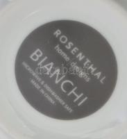 Rosenthal Bianchi design porcelán műzlis tálak, 2 db eredeti dobozokban. d: 16 cm. Fehér mázas, jelz...
