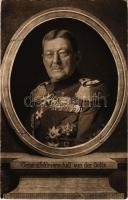 Generalfeldmarschall von der Goltz. Wohlfahrts-Karte des "Reichsverband zur Unterstützung deutscher Veteranen E. V." und Kriegsteilnehmer des Heeres und der Marine / WWI German military, general field marshal (EK)