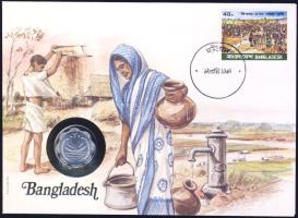 Banglades 1978. 10P "FAO" bélyeges érmés borítékon, ismertetővel T:1
